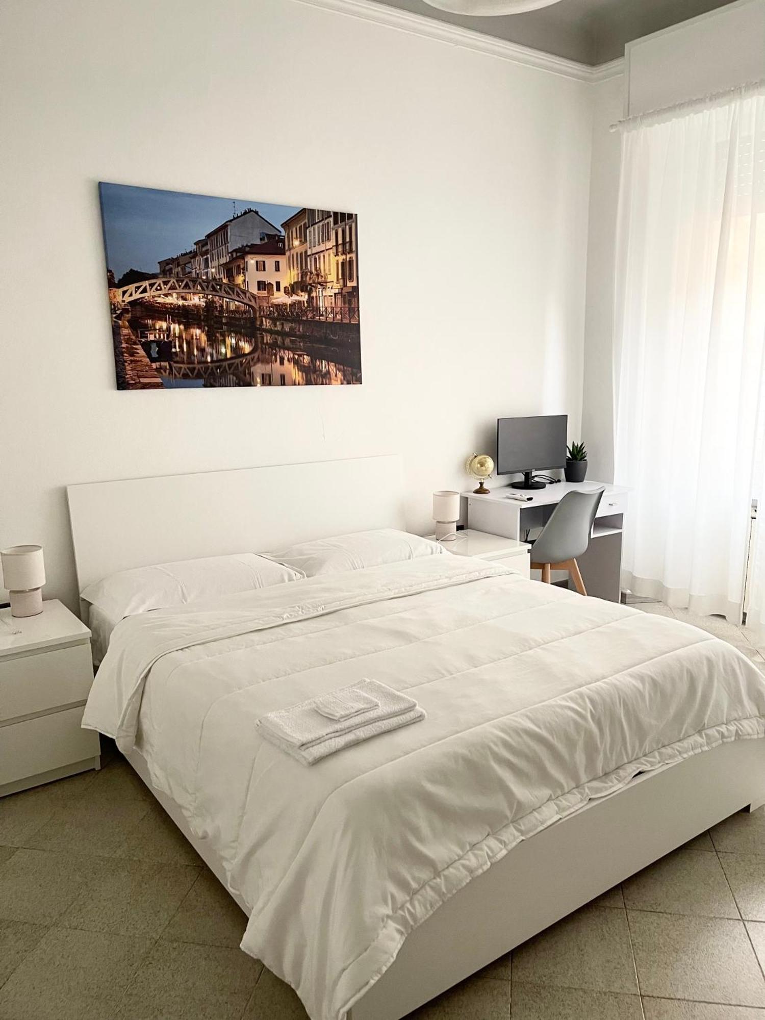 Bilocale Zona Navigli Apartman Milánó Kültér fotó